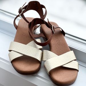 Brand new sandals made in Spain - size 37 fits small